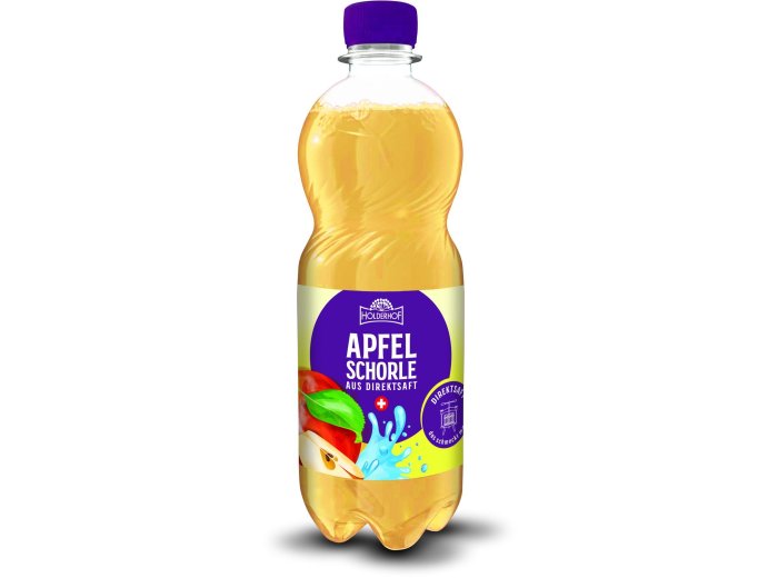Holderhof Apfelschorle aus Direktsaft PET 50cl Tray 12