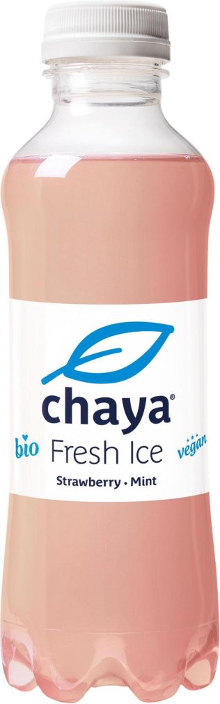 Chaya Fresh Ice Strawberry Mint Bio 50cl Tray 12
