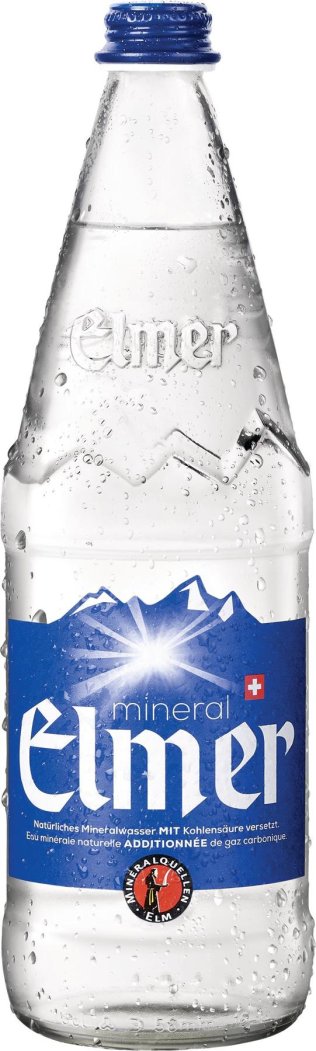 Elmer Mineral mit CO2 Glas 75cl Har. 12