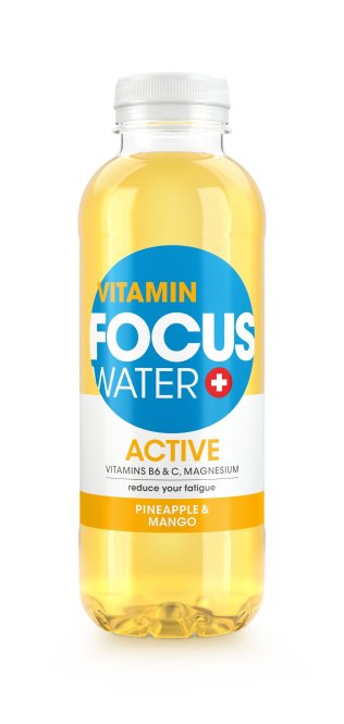 Focuswater Active (Ananas & Mango) 50cl Tray 12
