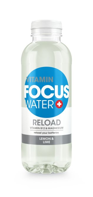 Focuswater Reload (Zitrone & Limette) 50cl Tray 12
