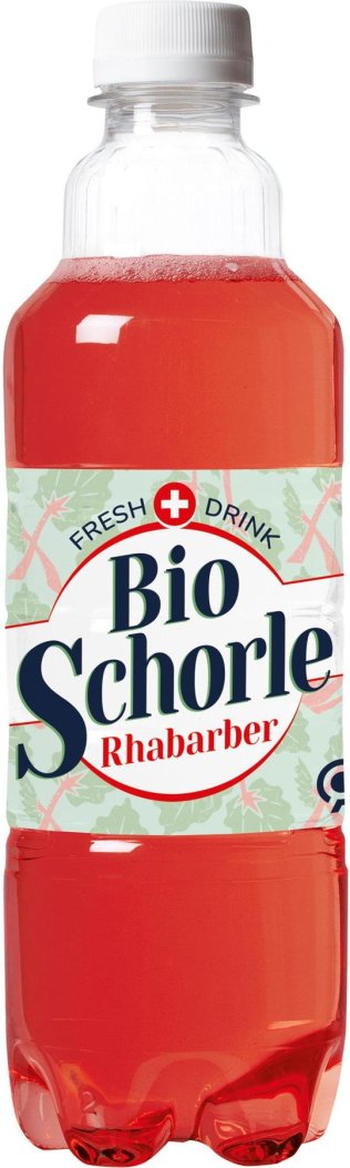 Fresh Drink Bio Schorle Rhabarber PET 50cl Tray 12