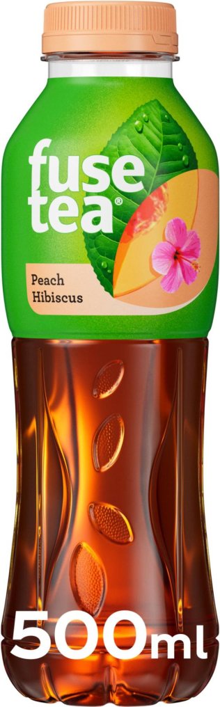 Fusetea Peach Hibiscus PET 50cl Tray 24
