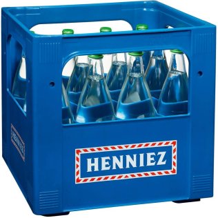 Henniez grün mit wenig CO2 Glas 100cl Har. 12