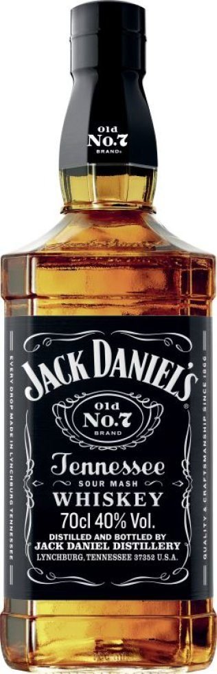 Jack Daniel's Old No. 7 Tennessee Whiskey 70cl Kar. 6