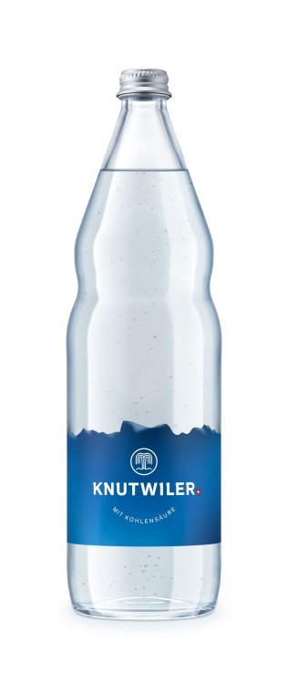 Knutwiler blau mit CO2 Glas 100cl Har. 12