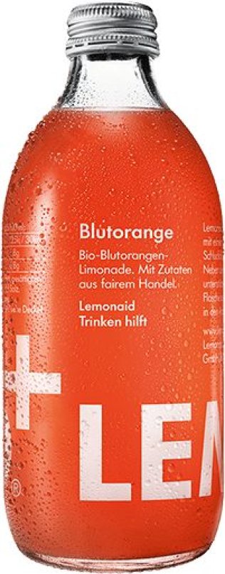 Lemonaid Blutorange Bio 33cl Har. 20
