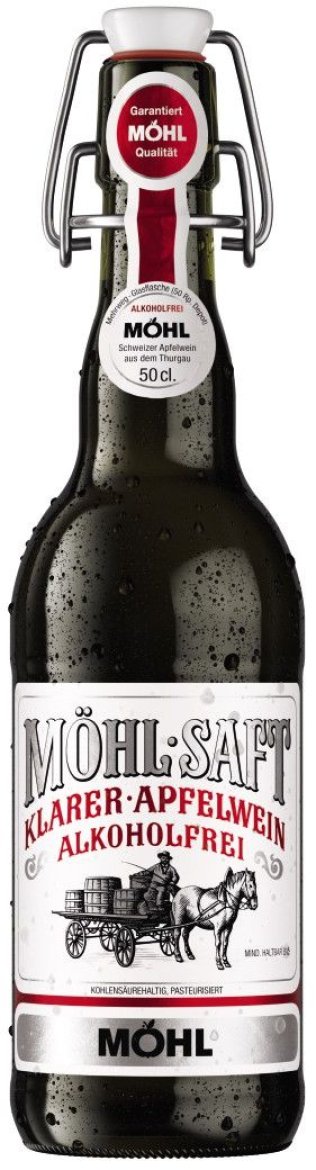 Möhl Saft klar alkoholfrei Bügel 50cl Har. 15