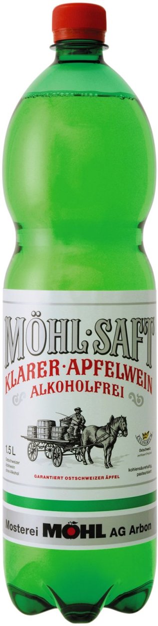 Möhl Saft klar alkoholfrei PET 150cl Tray 6