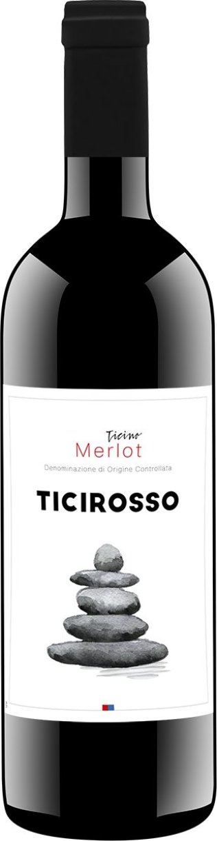 Ticirosso Merlot Ticino DOC 2023 75cl Kar. 6