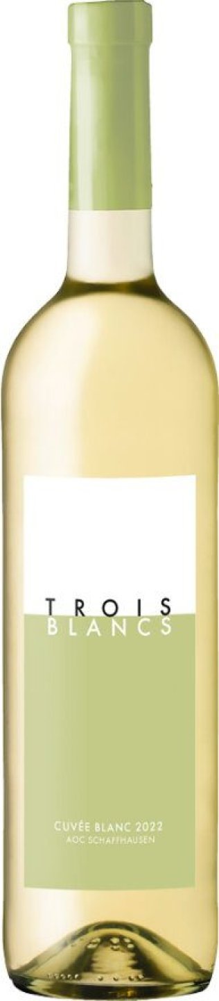Troisblanc Hallau AOC CH Riesling X Silvaner + Blanc de Pinot Noir + Gewürztraminer (Assemblage) 75cl Kar. 6