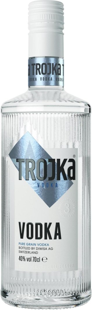 Trojka Vodka Pure Grain 70cl Kar. 6