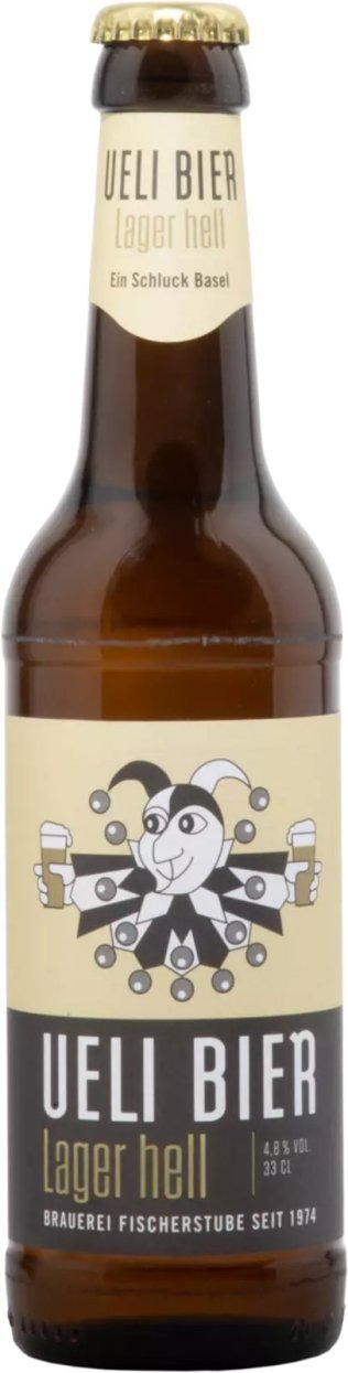 Ueli Bier Lager hell 33cl Kar. 10
