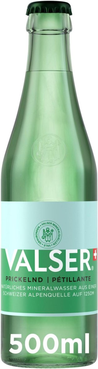 Valser Prickelnd Glas 50cl Har. 20