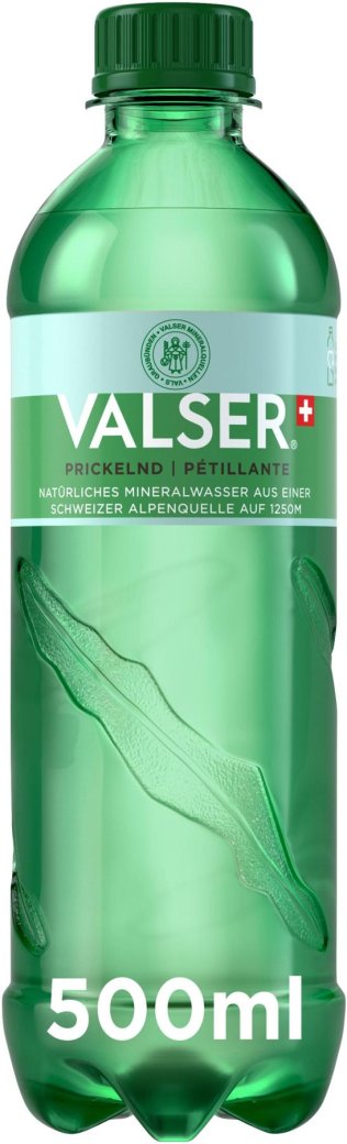 Valser Prickelnd mit CO2 PET 50cl Tray 24