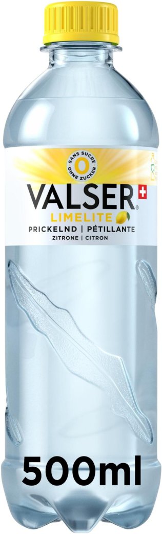 Valser Prickelnd Zitrone PET 50cl Tray 24