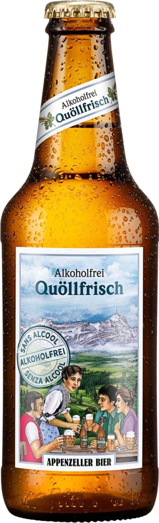 Appenzeller Quöllfrisch Lager Hell Alkoholfrei 33cl Kar. 10