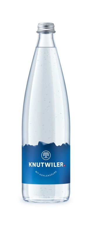 Knutwiler blau mit CO2 Glas 75cl Har. 12