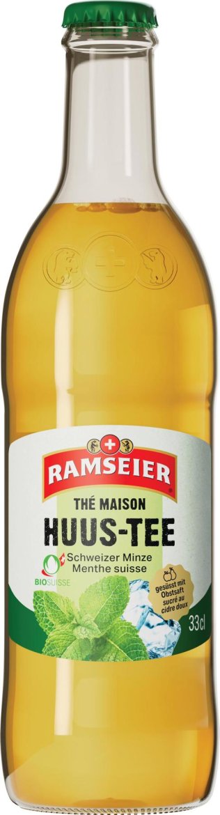 Ramseier Huustee Pfefferminz Glas 33cl Har. 24