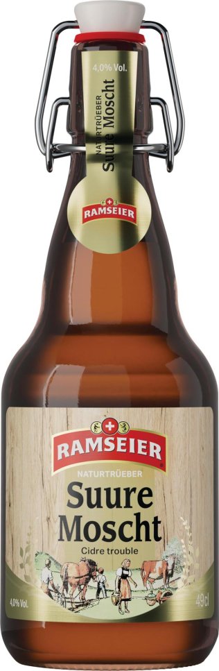 Ramseier Suure Moscht trüb mit Alkohol Bügel 49cl Har. 12