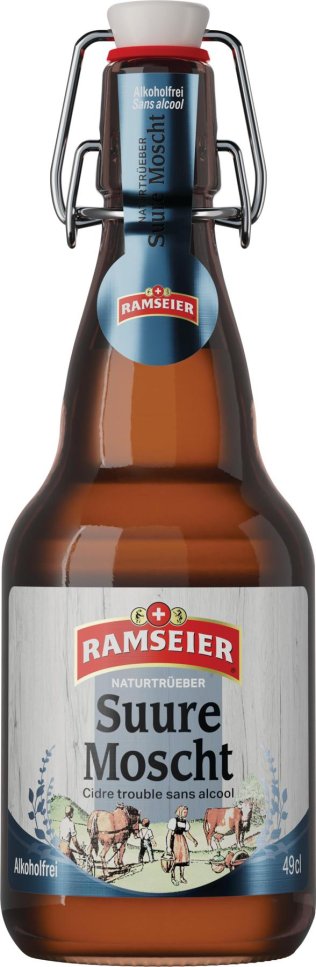 Ramseier Suure Moscht trüb ohne Alkohol Bügel 49cl Har. 12