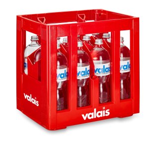 Valais mit Kohlensäure Glas 100cl Har. 12