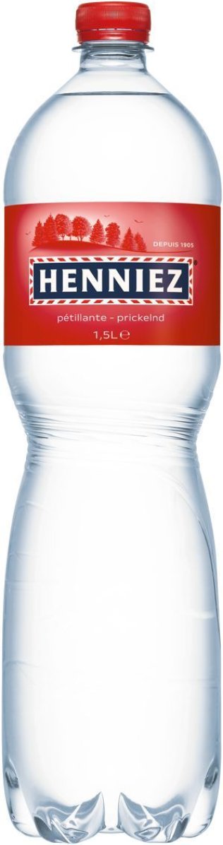 Henniez Rot mit viel CO2 PET 150cl Tray 6
