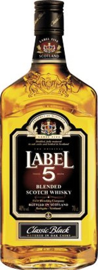 Whisky Scotch Blend Label 5 70cl Kar. 6