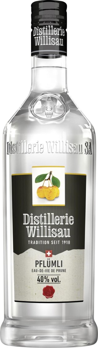 Distellerie Willisau Pflümliwasser 40% 100cl Kar. 6