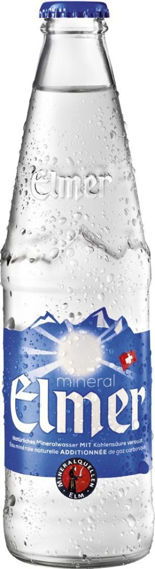 Elmer Mineral mit CO2 Glas 33cl Har. 24