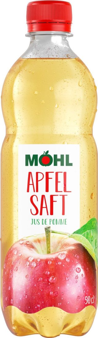 Möhl Apfelsaft hell Glas 50cl Tray 24