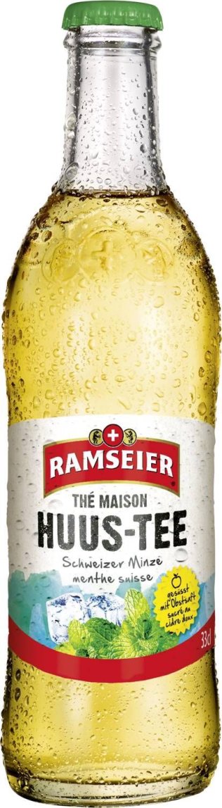 Ramseier Huustee Pfefferminz Glas 33cl Har. 24