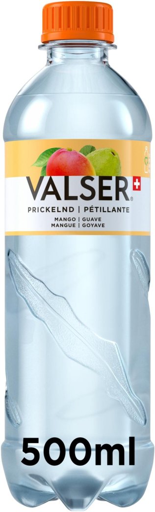 Valser Prickelnd Mango & Guave PET 50cl Tray 24