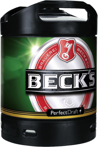 Becks Pils Perfect Draft 600cl Tank