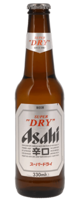 Asahi Super Dry Glas 33cl Kar. 24