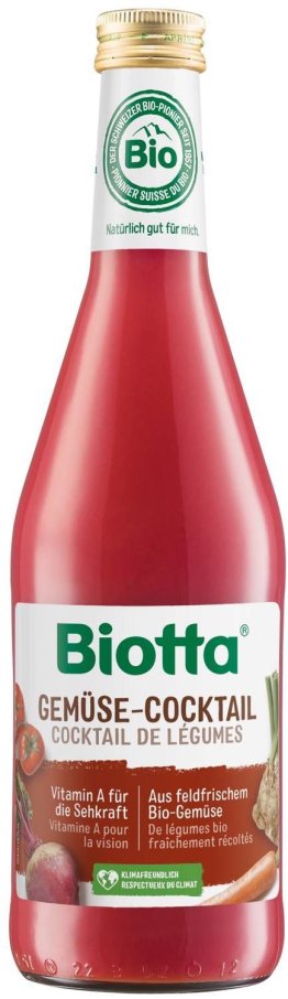Biotta Gemüse Cocktail 50cl Kar. 6