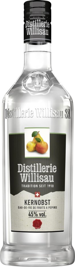 Distillerie Willisau Kernobstbrand 45% 100cl Kar. 6