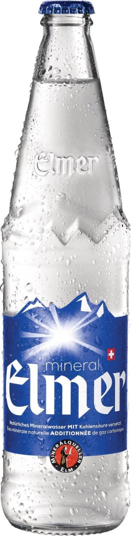 Elmer Mineral mit CO2 Glas 50cl Har. 20