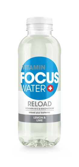 Focuswater Reload (Zitrone & Limette) 50cl Tray 12