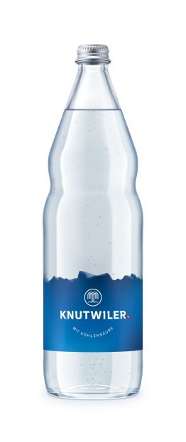 Knutwiler blau mit CO2 Glas 100cl Har. 12