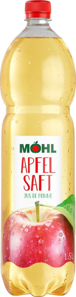 Möhl Apfelsaft hell PET 100cl Tray 6