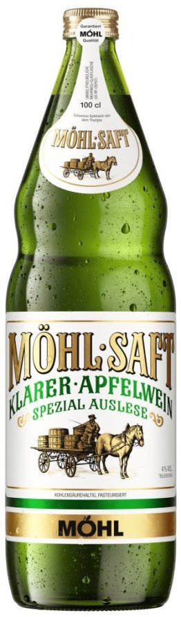 Möhl Saft klar spezial Glas 100cl Har. 12