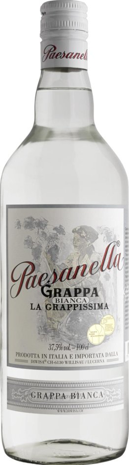 Paesanella Grappa Bianca 100cl Kar. 6