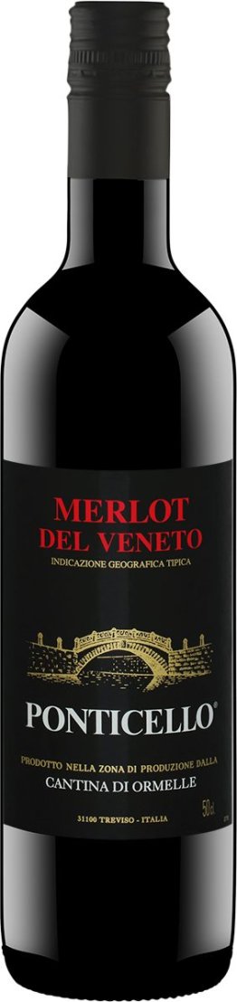 Ponticello Merlot Veneto IGT 50cl Har. 15