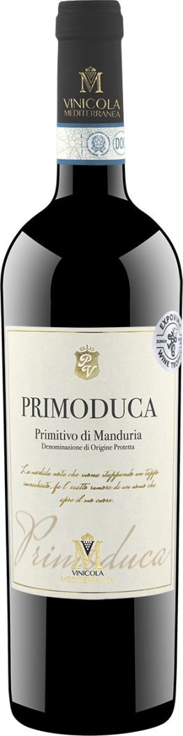 Primoduca Primitivo di Manduria DOP 2022 75cl Kar. 6