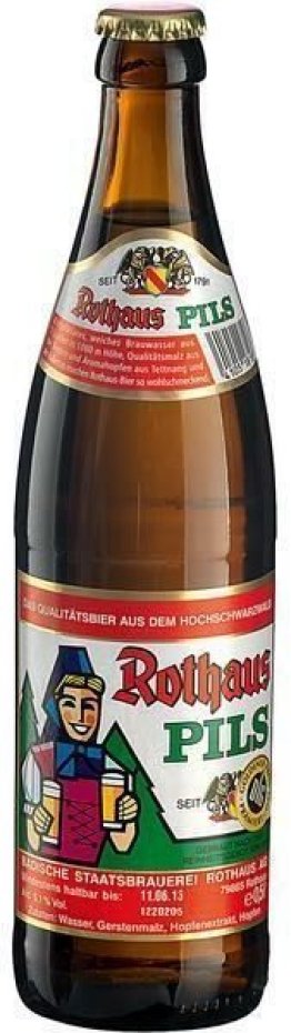 Rothaus Pils 50cl Har. 20