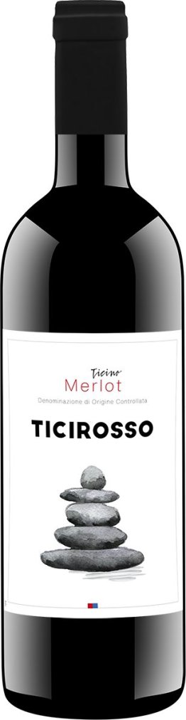 Ticirosso Merlot Ticino DOC 2023 75cl Kar. 6