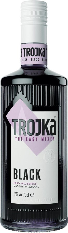 Trojka Vodka Vodka Black 70cl Kar. 6