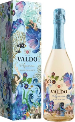Valdo Aquarius Blanc de Blancs Extra Dry (inklusive Geschenkverpackung) 75cl Kar. 6