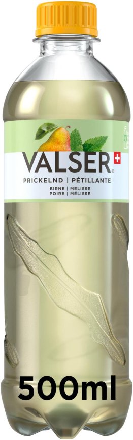 Valser Prickelnd Birne & Melisse PET 50cl Tray 24